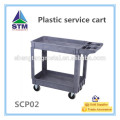 Heavy duty stainless steel service cart